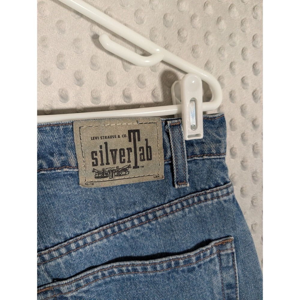 VTG Levis SilverTab Jeans Men's 32x30** Baggy Loose Wide Leg 90s Y2K Denim - Picture 8 of 16